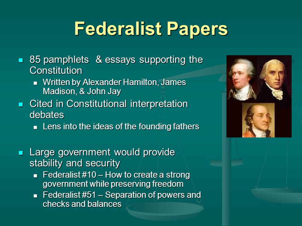 federalist papers 10 and 51 essay writer